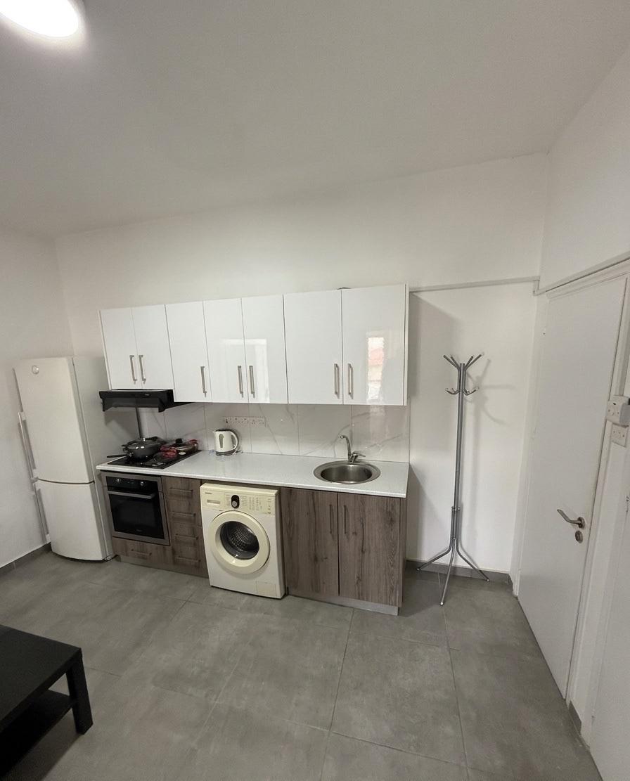 Bright living area of the City View apartment in Larnaca